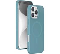 BIGBEN Protettiva COVSILIMAGIP16PMG Cover per Apple iPhone 16 Pro Max, Verde