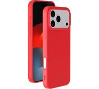 Custodia in silicone Magsafe IP17 Pro Max rossa
