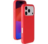 Custodia in silicone Magsafe IP17 Pro rossa