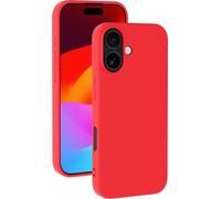 Cover BigBen Connected Silicone MagSafe Rosso Soft-touch Antishock per iPhone 17