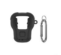 Custodia in silicone minimalista per altoparlante indossabile si concentra sulla protezione del nucleo e sull'usabilità senza funzioni aggiuntive (nero)