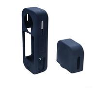 Custodia in silicone mirata per Insta360 X4 Air con texture raffinata e allineamento strutturale ai contorni originali del dispositivo (blu)