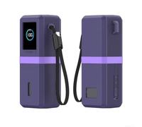 Custodia in silicone modellato con precisione per Anker A1695 165 W Power Bank che supporta la portabilità sicura e la longevità del dispositivo (viola)