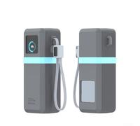 Custodia in silicone modellato con precisione per Ugreen Power Bank da 200 W, 25000 mAh, consente un uso completo pur mantenendo la protezione fisica (grigio)