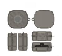 Custodia in silicone morbido per Beats Powerbeats Fit antigraffio (grigio)
