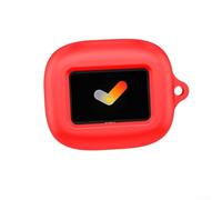 Custodia in silicone morbido per JBL LIVE Buds4, custodia protettiva antigraffio e antiurto, design leggero e portatile, facile accesso, copertura su misura (rosso)