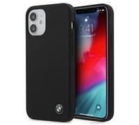 Custodia BMW per iPhone 12 mini 5,4 in silicone nero Firma - Nouvo