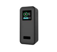 Custodia in silicone nera per power bank Anker Prime 20000mAh.