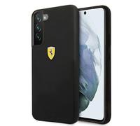 Ferrari FESSIHCS22MBK - Custodia per S22+ S906, in silicone, colore: Nero