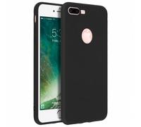 Custodia in silicone nera Soft Touch Forcell per iPhone 7 Plus / 8 Plus
