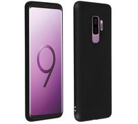 AVIZAR Protettiva TPU-MAT-BK-G965 Cover per Samsung Galaxy S9 Plus, Nero