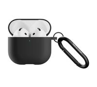 Custodia in silicone per AirPods 4 con moschettone in metallo - Nouvo
