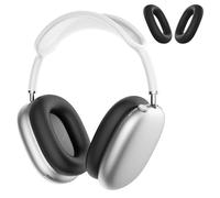 Custodia in Silicone per AirPods Max Cuffie di MMOBIEL - Copri i Cuscinetti - Custodia per Auricolari - Proteggi-Cuscini Copri Cuscinetti in Silicone Morbido Antigraffio - Nero