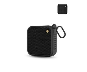 Custodia in silicone per altoparlante Bluetooth Marshall WILLEN con fori precisi e materiale ecologico di alta qualità, antigraffio, antiurto, lavabile e piacevole al tatto, colore nero