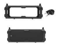 Custodia in silicone per altoparlante compatibile con Bluetooth Xiaomi Sound Party, custodia protettiva da viaggio con tracolla, custodia protettiva antigraffio (nero)
