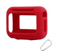 Custodia in silicone per altoparlante JBL Go 5, antiurto, custodia protettiva morbida con gancio per altoparlante JBL Go 5 (rosso)