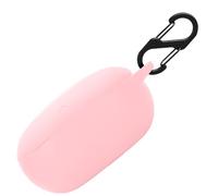 Custodia in silicone per ancora Soundcore Liberty 4, custodia protettiva antiurto e pelle protettiva per ancora Soundcore Liberty 4 con portachiavi (rosa)
