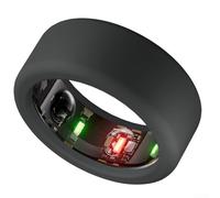 Custodia in silicone per anello Oura Gen 3/4 e per Galaxy Ring, custodia protettiva delicata sulla pelle, antigraffio, per lo sport e l'uso quotidiano, nero