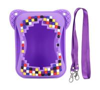 Custodia in Silicone per Animale Domestico Digitale Giocattolo Interattivo, Borsa da Viaggio, con Cordino, per Natale, Ringraziamento, Compleanni (PURPLE)