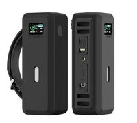 Custodia in silicone per Anker 737 Powerbank (24.000 mAh,140W), 2 mm di spessore, resistente agli urti e alle cadute, con rivestimento oleorepellente, può contenere 1 scheda sim, 1 ago per scheda SIM