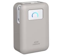 Custodia in Silicone per Anker Nano 45W 10000mAh, Custodia Protettiva in Gomma Morbida Antiscivolo e Antigraffio con Cinturino da Polso (grigio)