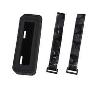 Custodia in silicone per Anker per Prime 27.650 mAh Power Bank con maniglia e cinghie, custodia protettiva con ritagli precisi per viaggi campeggio all'aperto, nero (nero)