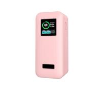 Custodia in silicone per Anker Prime 20000 mAh Banca di potere(200 W) di alimentazione Custodia protettiva sporcizia e polvere resistente (Pink)