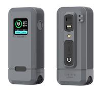 Custodia in silicone per Anker Prime Powerbank 12.000 mAh (130 W), spessore 2 mm, resistente agli urti e alle cadute, con rivestimento oleorepellente, può contenere 1 scheda SIM (grigio)