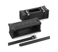 Custodia in silicone per Anker Soundcore 3 speaker,Silicone extra spesso da 3 mm,Con maniglia e tappo antipolvere,Resistente a graffi e cadute (nero)