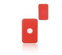 Custodia in silicone per Apple iPhone MagSafe Charger Power Bank - Antigraffio, antiurto, antipolvere, portatile Slim Fit per ricarica magnetica (rosso)