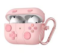 Custodia in silicone per auricolari compatibile con 4 3 Pro 2 Pro3, a forma di console di gioco Apple AirPods 3,Apple AirPods Pro 2,Apple AirPods 4,Galaxy Buds3/3Pro,gemme vive gemme 2 gemme pro gemme