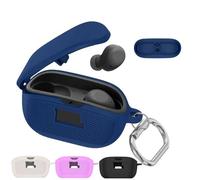 Custodia in silicone per auricolari Cover Sleeve Protector per JBL Vibe Buds Earbus (Blue)