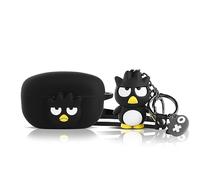 Custodia in silicone per auricolari Sony WF-1000XM5 2023, custodia protettiva per ricarica con design a pelle di cartone animato XMBYGY con portachiavi e cordino protettivo anti-smarrimento