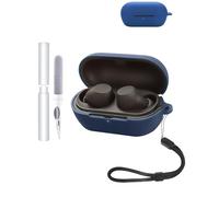 Custodia in silicone per auricolari Sony WF-C710N, resistente ed ecologico, cover per cuffie Bluetooth con fori precisi e compatibilità di ricarica, antiurto, piacevole al tatto, blu