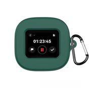 Custodia in silicone per auricolari Soundcore Liberty 5 Pro Max, morbida custodia protettiva con moschettone, protezione antiurto anti-goccia (verde)