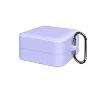 Custodia in silicone per auricolari Timekettle W4 Pro, protegge da cadute accidentali, polvere e fuoriuscite con struttura leggera (viola)