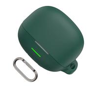 Custodia in silicone per auricolari, verde scuro | Per MeloBuds N65, guscio protettivo completo, anello laterale, uso quotidiano degli accessori per il trasporto