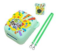 Custodia in silicone per Bitzee Dissinney Interactive Toy Digital Pet, custodia protettiva per animali domestici elettronici virtuali con cordino (menta)