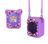 Custodia in silicone per Bitzee, giocattolo interattivo digitale per animali domestici, custodia protettiva per Bitzee, accessorio elettronico virtuale per animali domestici (viola)