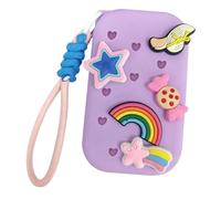 Custodia in silicone per bottiglie spray da 30 ml con clip rotante e scudo per mantenere l'integrità della bottiglia, portachiavi ciondoli e accessori