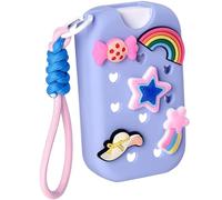 Custodia in silicone per bottiglie spray da 30 ml con clip rotante e scudo per mantenere l'integrità della bottiglia, portachiavi ciondoli e accessori