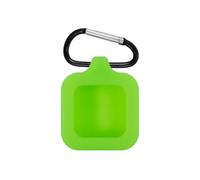Custodia in silicone per Brick con blocco NFC telefo e moschettone, compatibile con i segnali magnetici morbida e versatile trasportabile in diversi modi(Verde che si illumina al buio)