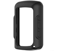 Custodia in silicone per Bryton Rider R550/R650, leggera, anti-goccia, con aperture di precisione, per cover morbida per computer da ciclismo, colore nero o bianco (nero)