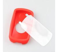 Custodia in silicone per computer da bicicletta Garmin Edge1030 e Edge1030 Plus, inclusa pellicola protettiva per cronometro (rosso)
