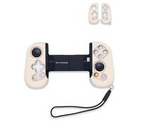 Custodia in silicone per controller di gioco mobile Backbone One, custodia protettiva a prova di caduta per console di gioco portatile, antiurto, antiscivolo, anti-collisione, colore bianco riso