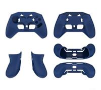 Custodia in silicone per controller FLYDIGI Vader 4 Pro, copertura protettiva per presa migliorata, guscio antipolvere, facile da installare, nero (blu)