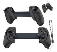 Custodia in silicone per controller Razer Kishi Ultra, custodia protettiva per controller compatibile con controller Razer Kishi Ultra, custodia protettiva per maniglia con cordino (nero)