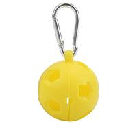 Custodia in Silicone per Copertura Pallina da per Protezione e comodità con Portachiavi con Moschettone per Appassionati di, Dimensione 85 Mm (Yellow)