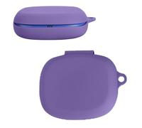 Custodia in silicone per cuffie JBL ENDURANCE ZONE, accessori per auricolari wireless, morbida copertura protettiva antiscivolo con gancio, custodia rotettiva antiurto e antipolvere (viola)