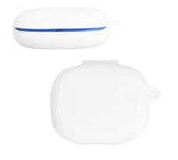 Custodia in silicone per cuffie JBL ENDURANCE ZONE, accessori per auricolari wireless, morbida copertura protettiva antiscivolo con gancio, custodia rotettiva antiurto e antipolvere (bianco)